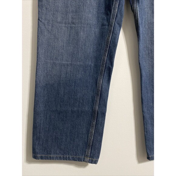 Carhartt Jeans Men's 38x32 Blue Relaxed Fit Straight Leg Mid Rise Zip Fly B18 - Picture 5 of 13